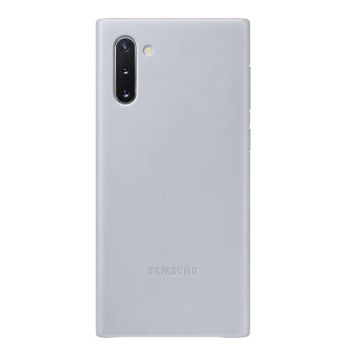 Samsung Galaxy Note 10 Leather Cover - Grey