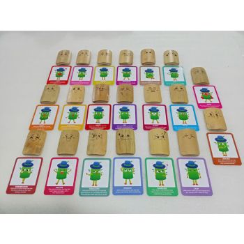 Bamboo facial dominos Set of 20