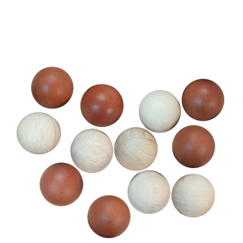 Two tone balls set of 12