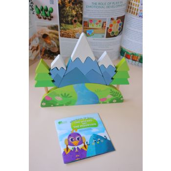  Mountain Puzzle and Book Set
