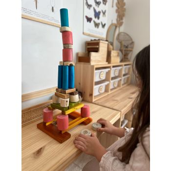 Colorful Tree Blocks 42 PCS