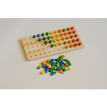 Peg tray insert
