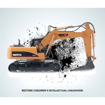HUINA 1/14 16CH RC Broken Drill Drilling Excavator Construction Vehicle Toy Gift