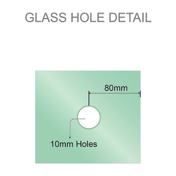 110cm Wall-to-Wall Frameless Shower Screen – Gunmetal Wall F-Brackets with SS Hinges & Round Knob Handle