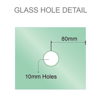 90cm Wall to Wall Frameless Shower Screen – Gunmetal Wall Channel, SS Hinges & Square Knob Handle