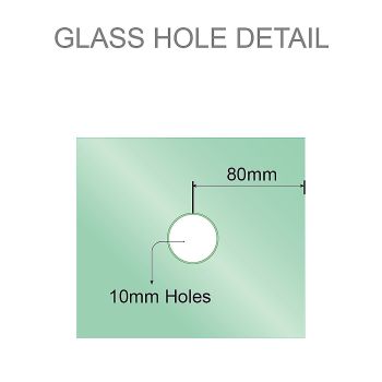 120cm Wall to Wall Frameless Shower Screen – Gunmetal Wall Channel, SS Hinges & Square Double Pull Handle