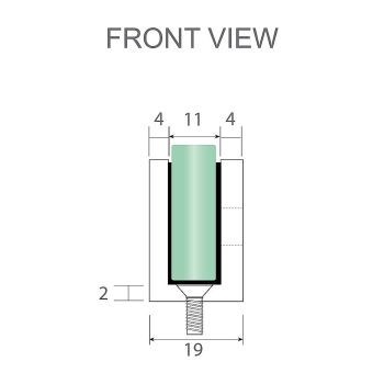 100cm Frameless Diamond Shower Screen – White U-Brackets, Brass Hinges & Square Double Pull Handle