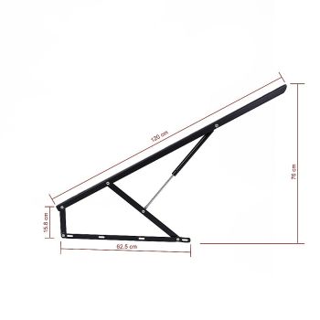 120cm Pneumatic Sofa Bed Lift Up Mechanism Kit