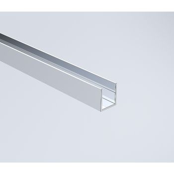 90cm Frameless Diamond Shower Screen with Chrome Channels and SS Hinges
