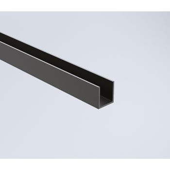 90cm Frameless Diamond Shower Screen with Black Channels and SS Hinges