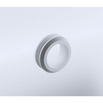 90cm Wall to Wall Frameless Shower Screen – White Wall Channel with SS Hinges for Contemporary Style