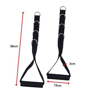 2 x Universal Foam Handle Exercise Machine Attachments