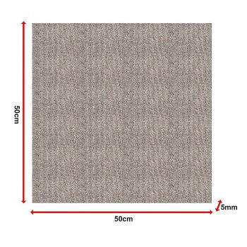 5m² Beige Carpet Tiles Set – Commercial & Domestic Flooring for Office, Retail, Home