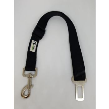 Seat Belt Safety Travel Attachment Connector - Moondidley Pets Black