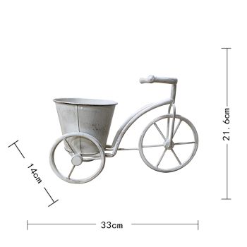 French Country Triangle w Pot Planter 21cm