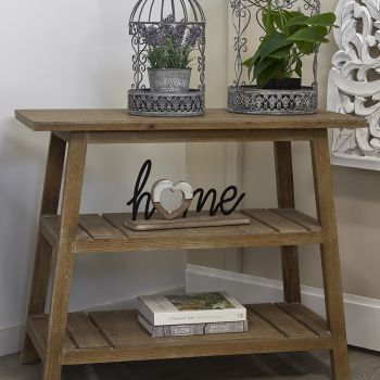 Artificial Lavender in Distressed Tin Pot 23cm