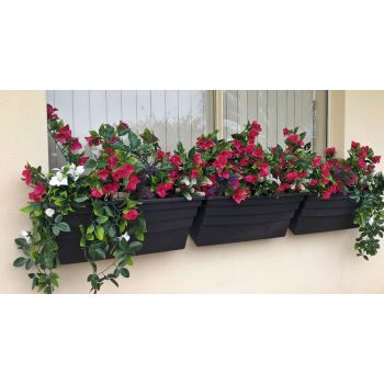 Hanging Artificial Bougainvillea Plant (Pink / Lilac) UV Resistant 90cm