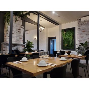 Yellow Tipped Grass Stem UV Resistant 35cm