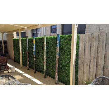 Mixed Boxwood Hedge Panels / Screens UV Resistant 1m X 1m