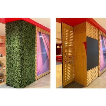 Premium Natural Buxus Hedge Panels UV Resistant 1m X 1m