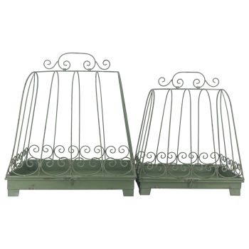 Set 2 Nested Handbag Conservatory Style Planters 45cm