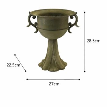 Urn On Petal Stand 28cm