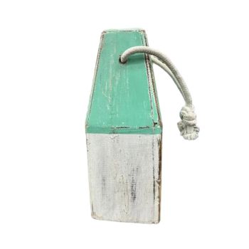Handcrafted Sky Blue Beach House Door Stop 30cm