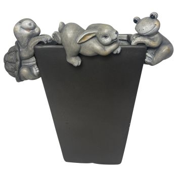 Set 3 Assorted Hanging Pot Sitters 16x11cm