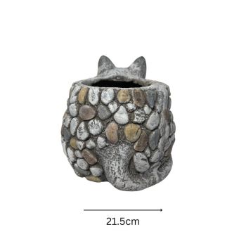 Kitten Planter W  Hole & Plug 29x21cm