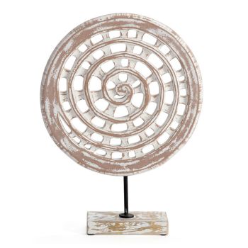 Round Tribal Medallion Plaque on Based 41cm