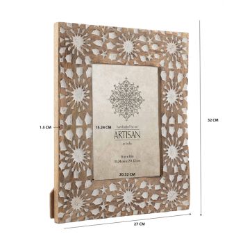 Handcrafted 6x8in 'Sunflower' Photoframe 31cm