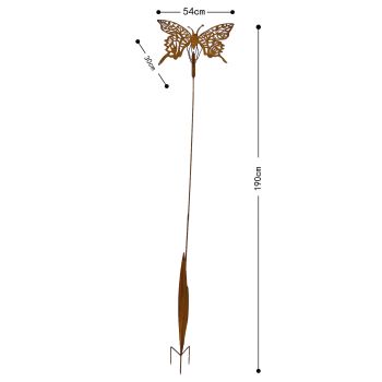 Butterfly Garden Stake 190cm