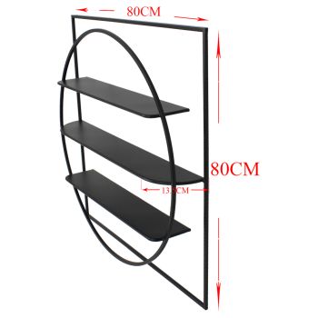 Eclipse Floating 3-Shelf Wall Hanging 80cm