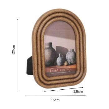Contemporary Arch Style Photo Frame '4x6in' 20cm