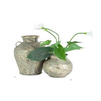 Hammered Urn-Antique Gold 30x35cm