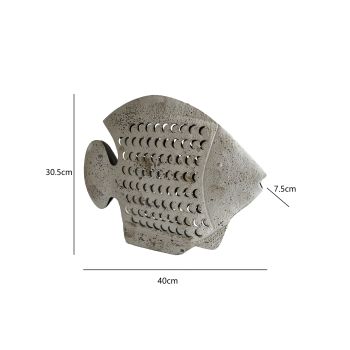 Fish With Scales Ornament 40cm