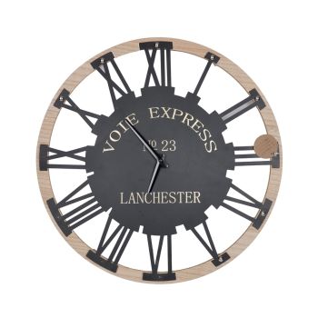 Roman Numeral Round Wall Clock 50cm