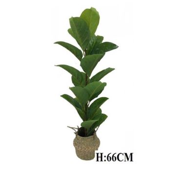 Artificial Decorative Plant in Basket Tree 66cm