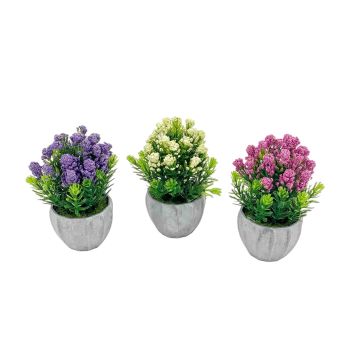Set 3 Artificial Roseceae Assort 20cm