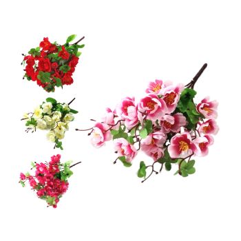 bulk 36 Artificial Peach Blossom Assort 35cm