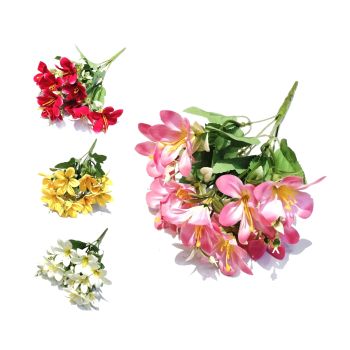 bulk 36 Artificial Lily Bunch Assort 33cm