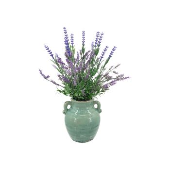 Artificial Lavender in Ceramic Pot 34cm