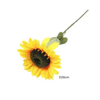 bulk 12 Artificial Sunflower Spray 26x87cm