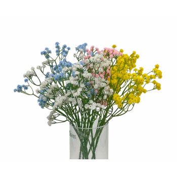 bulk 36 Artificial Baby Breath 62cm 4 Assorted 10x62cm