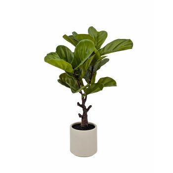 Artificial Real Touch Fiddleleaf Tree 75cm