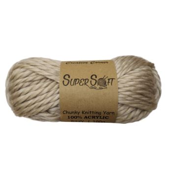 bulk 12 Oatmeal Chunky Yarn 100G