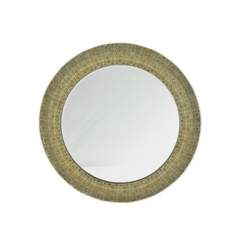 Moroccan Style Round Wall Mirror 60cm