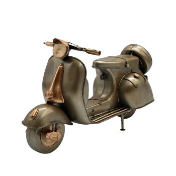 Antique Style Metal Scooter 17cm