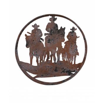 Wild West Metal Wall Art 60cm