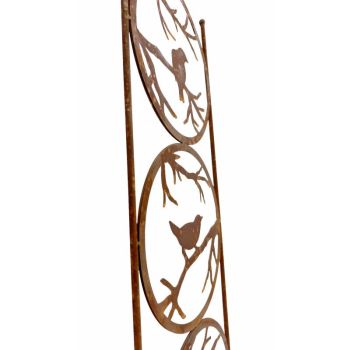 Garden Birds Stake Wall Art 97cm
